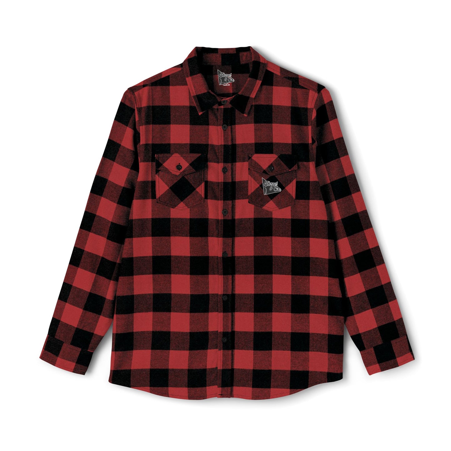 Unisex Flannel Shirt - ‘Shred’ Graphic Plaid Shirt