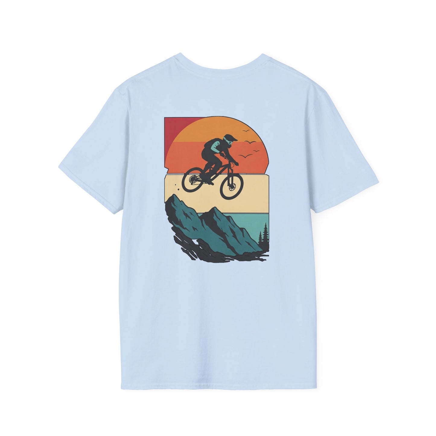 Mountain Biker Adventure Unisex Softstyle T-Shirt