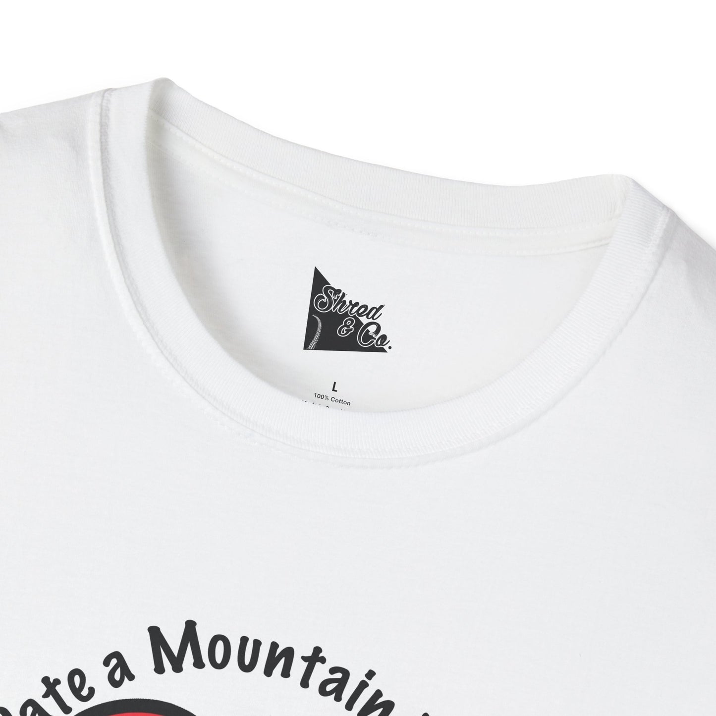 Funny Mountain Biker T-Shirt - "We Break Bones, Not Hearts" Unisex Softstyle Tee