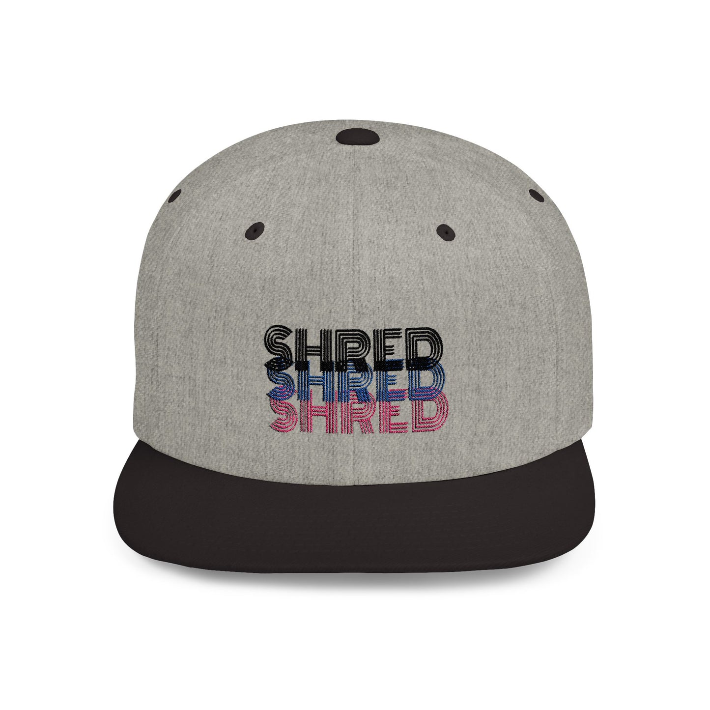 SHRED Flat Bill Snapback Hat