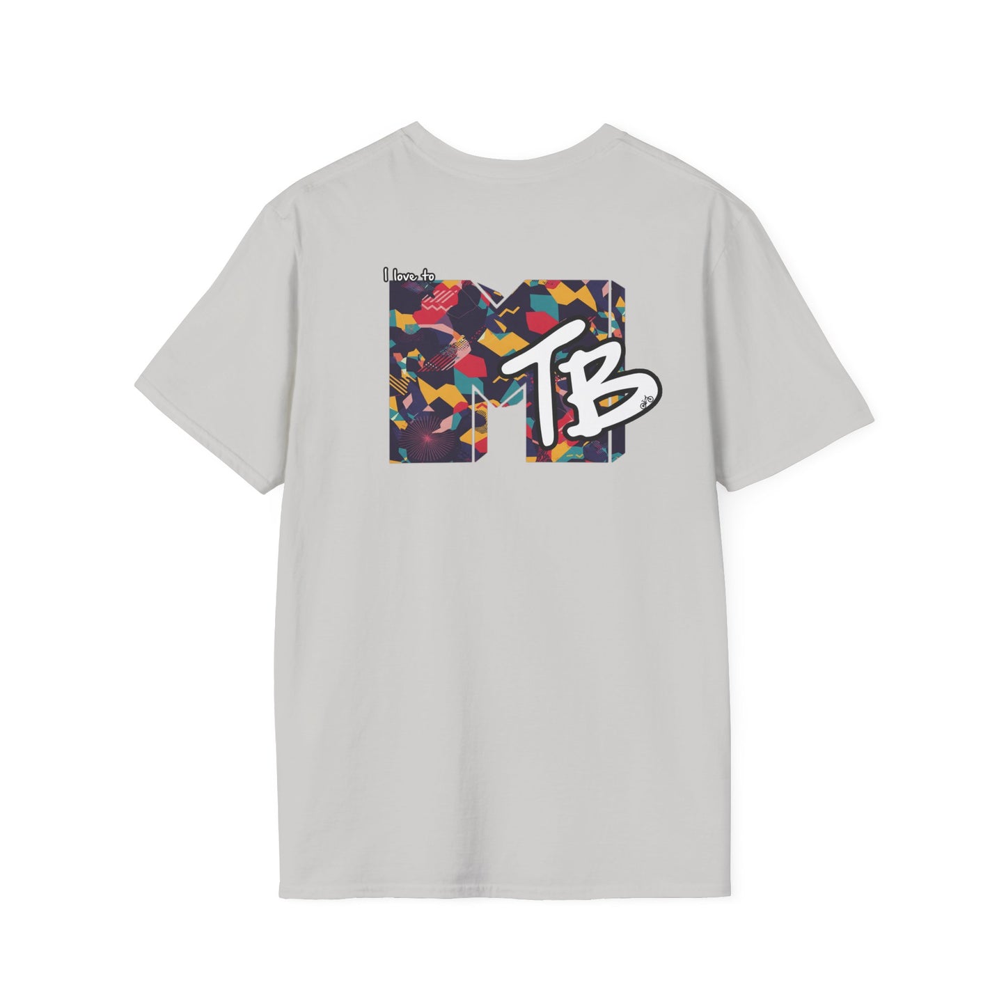 Unisex Softstyle T-Shirt - 'I Love to MTB' Graphic Tee