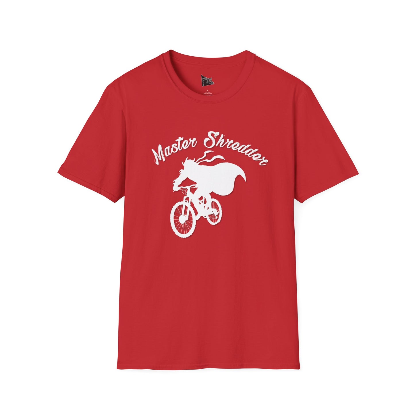 Master Shredder Unisex Softstyle T-Shirt - Fun & Stylish Cycling Tee