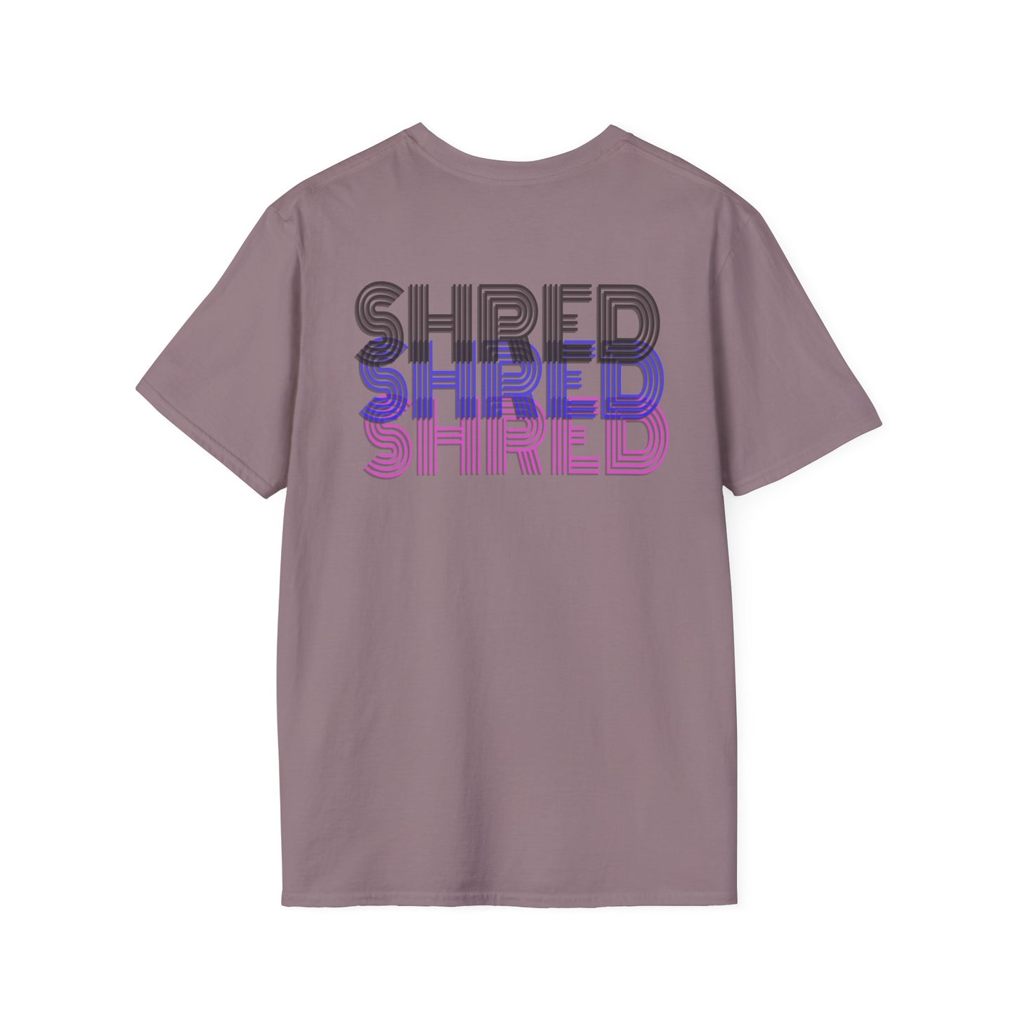 Shred Unisex Softstyle T-Shirt - Trendy Graphic Tee for Active Lifestyles