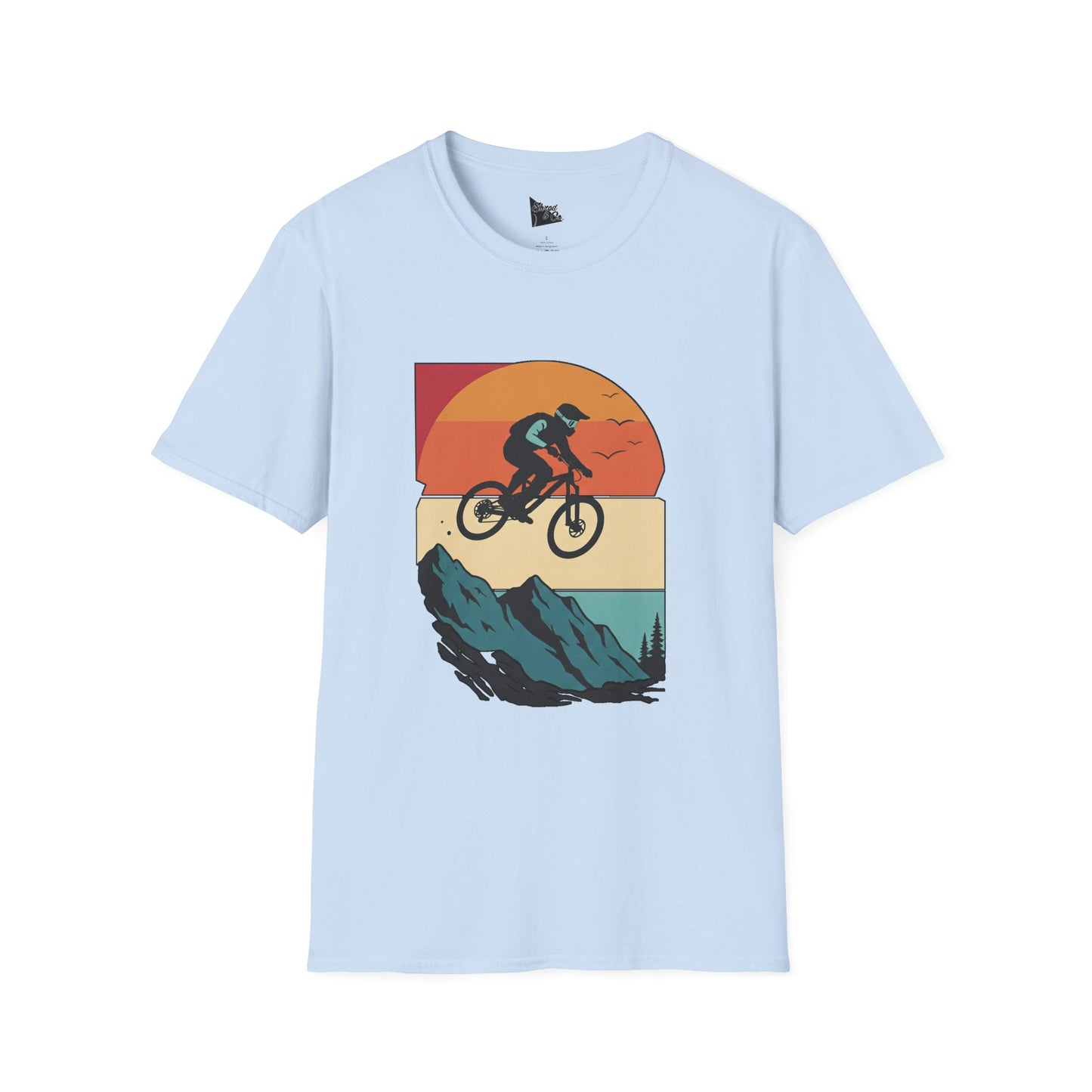 Mountain Biker Adventure Unisex Softstyle T-Shirt