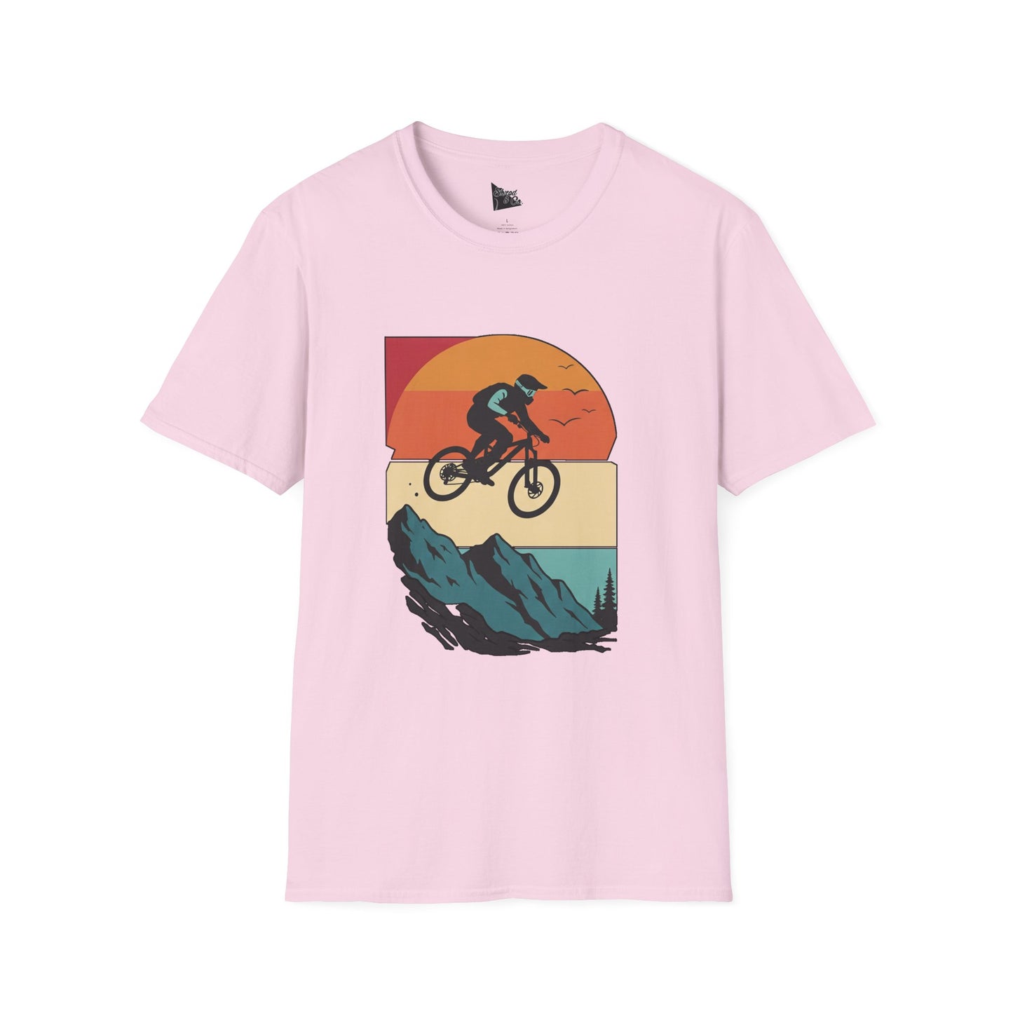 Mountain Biker Adventure Unisex Softstyle T-Shirt