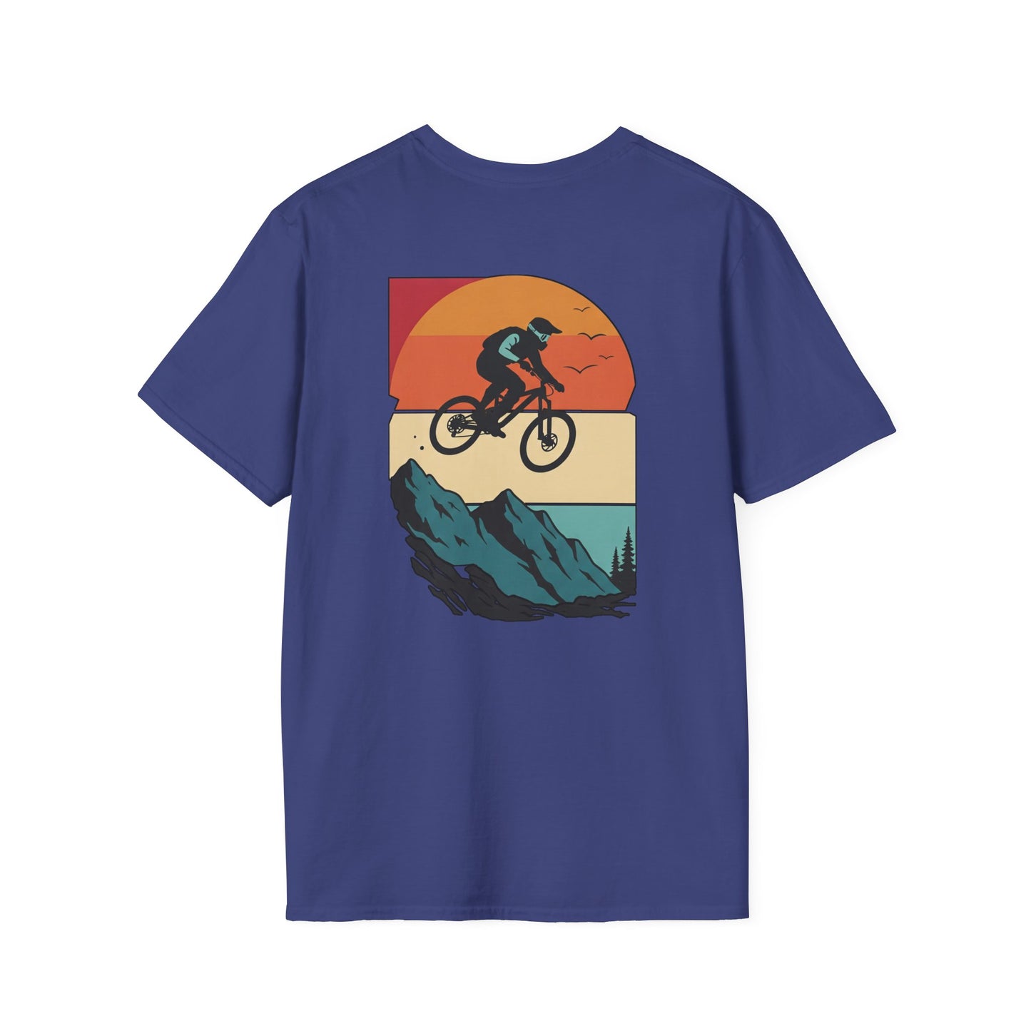 Mountain Biker Adventure Unisex Softstyle T-Shirt