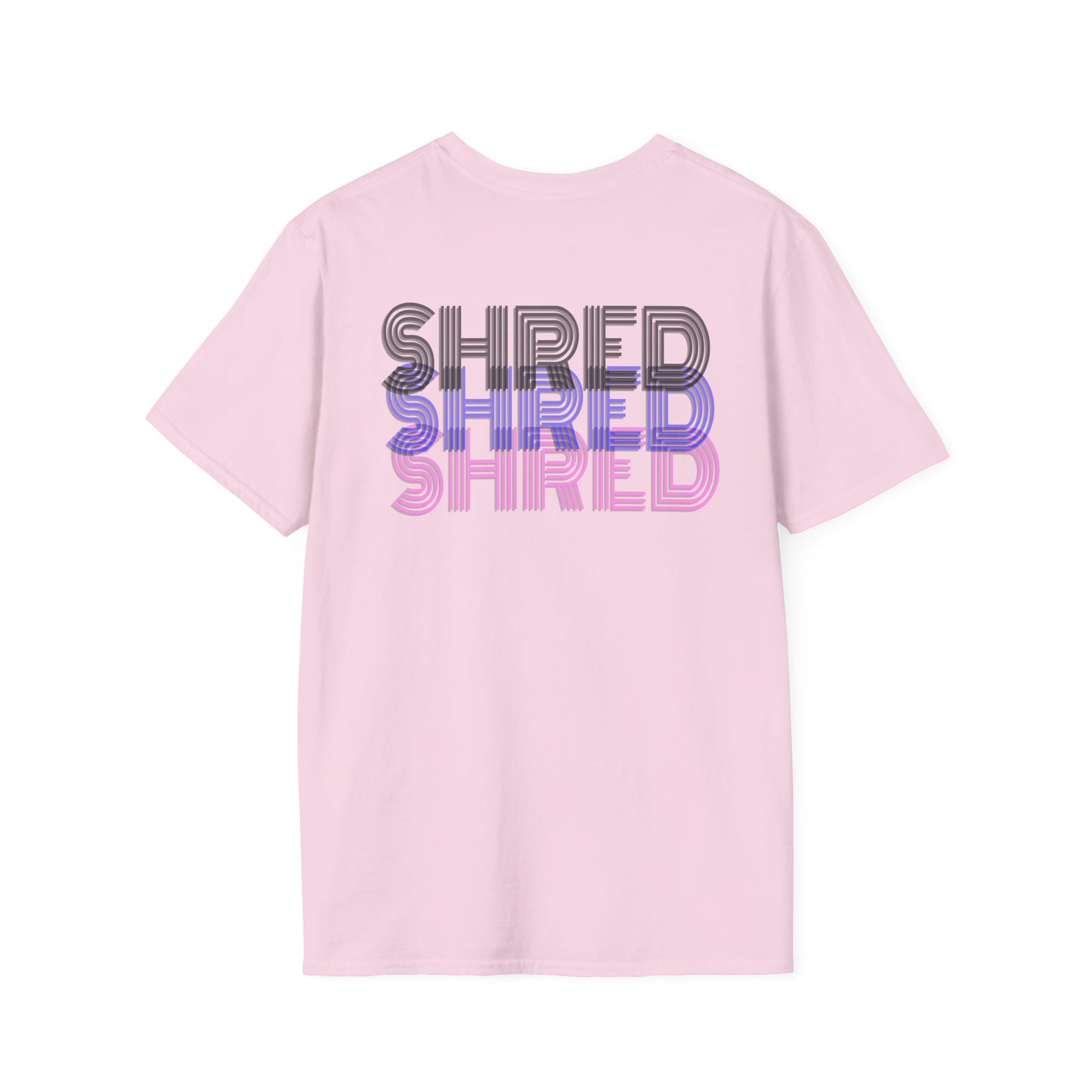 Shred Unisex Softstyle T-Shirt - Trendy Graphic Tee for Active Lifestyles