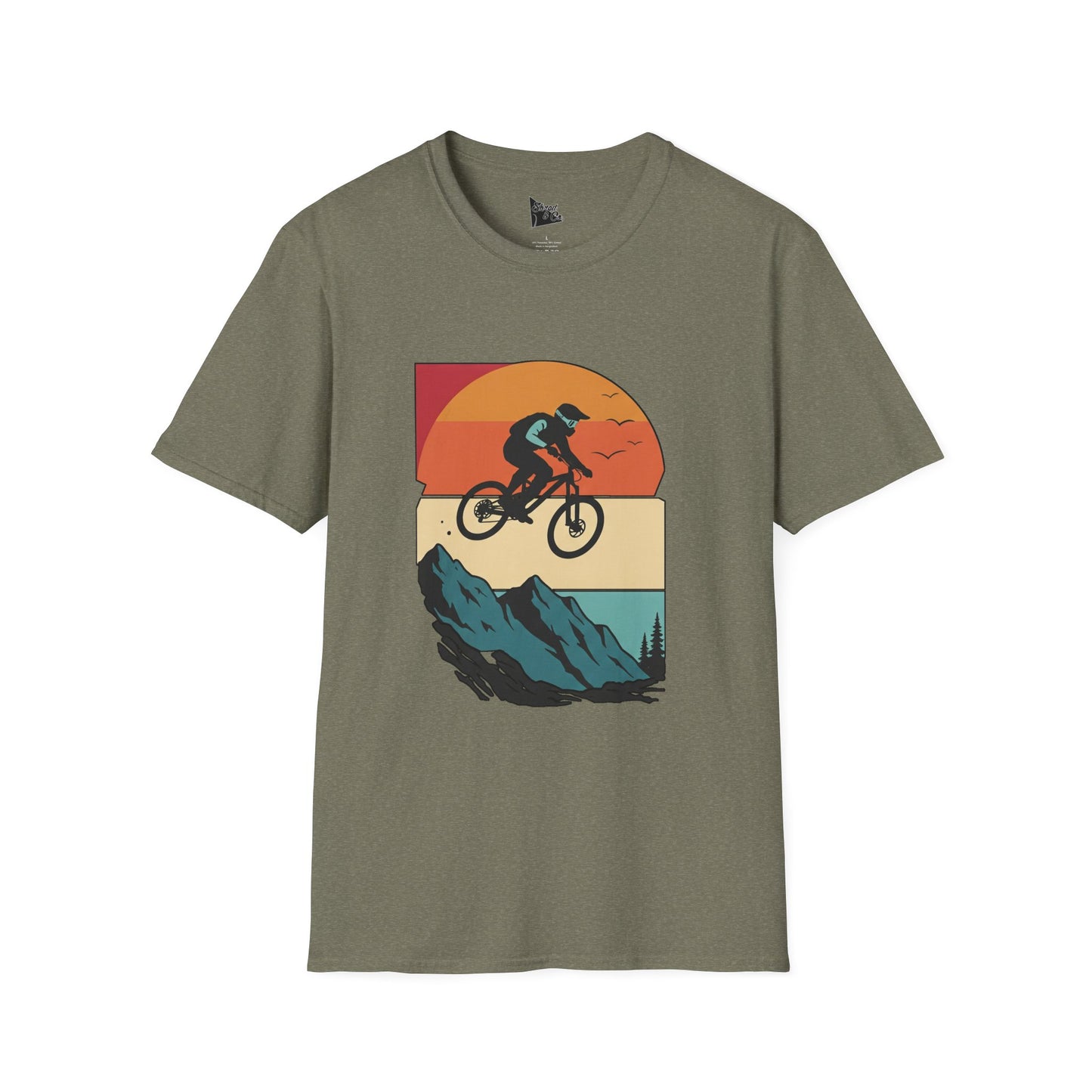 Mountain Biker Adventure Unisex Softstyle T-Shirt