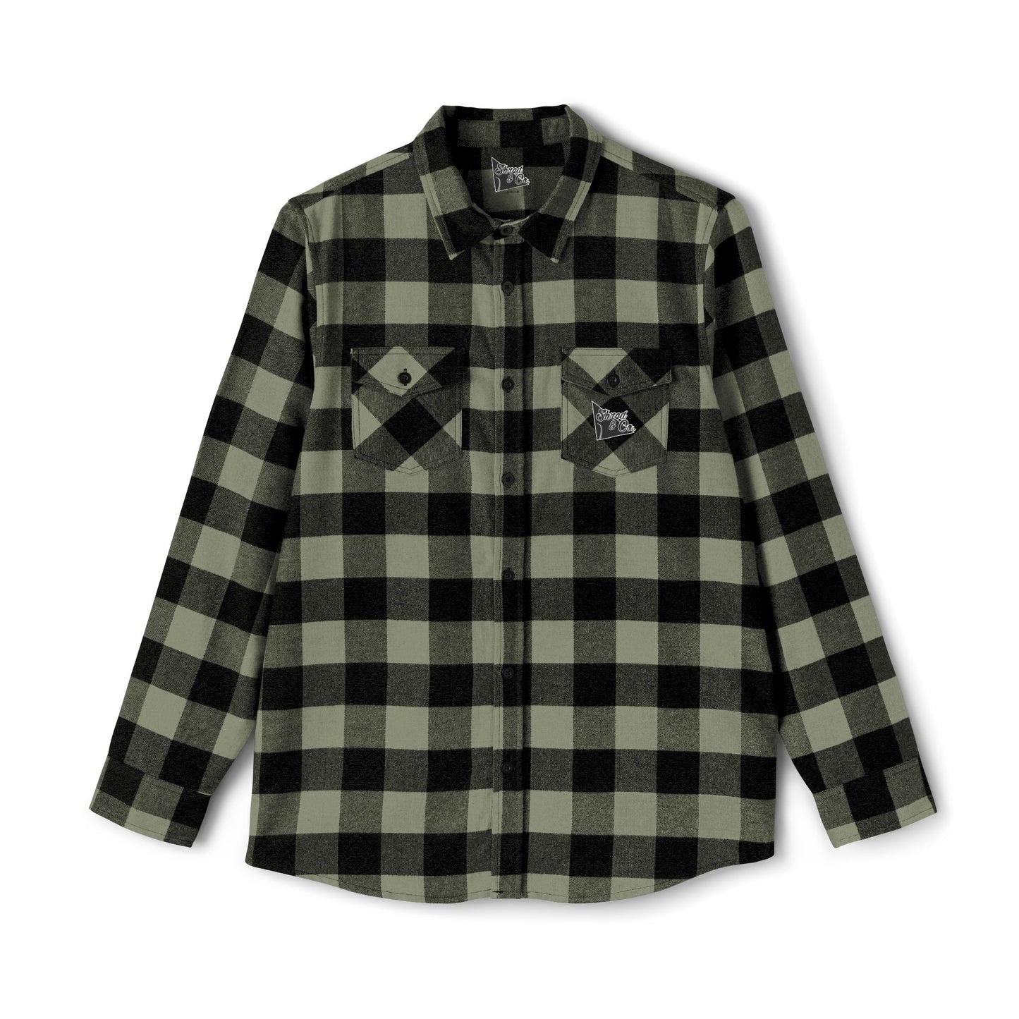 Unisex Flannel Shirt - ‘Shred’ Graphic Plaid Shirt