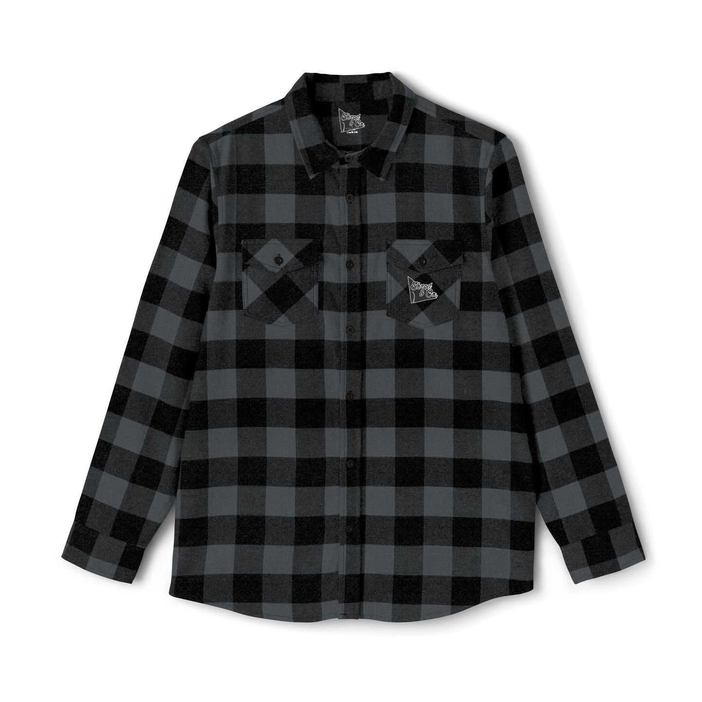 Unisex Flannel Shirt - ‘Shred’ Graphic Plaid Shirt