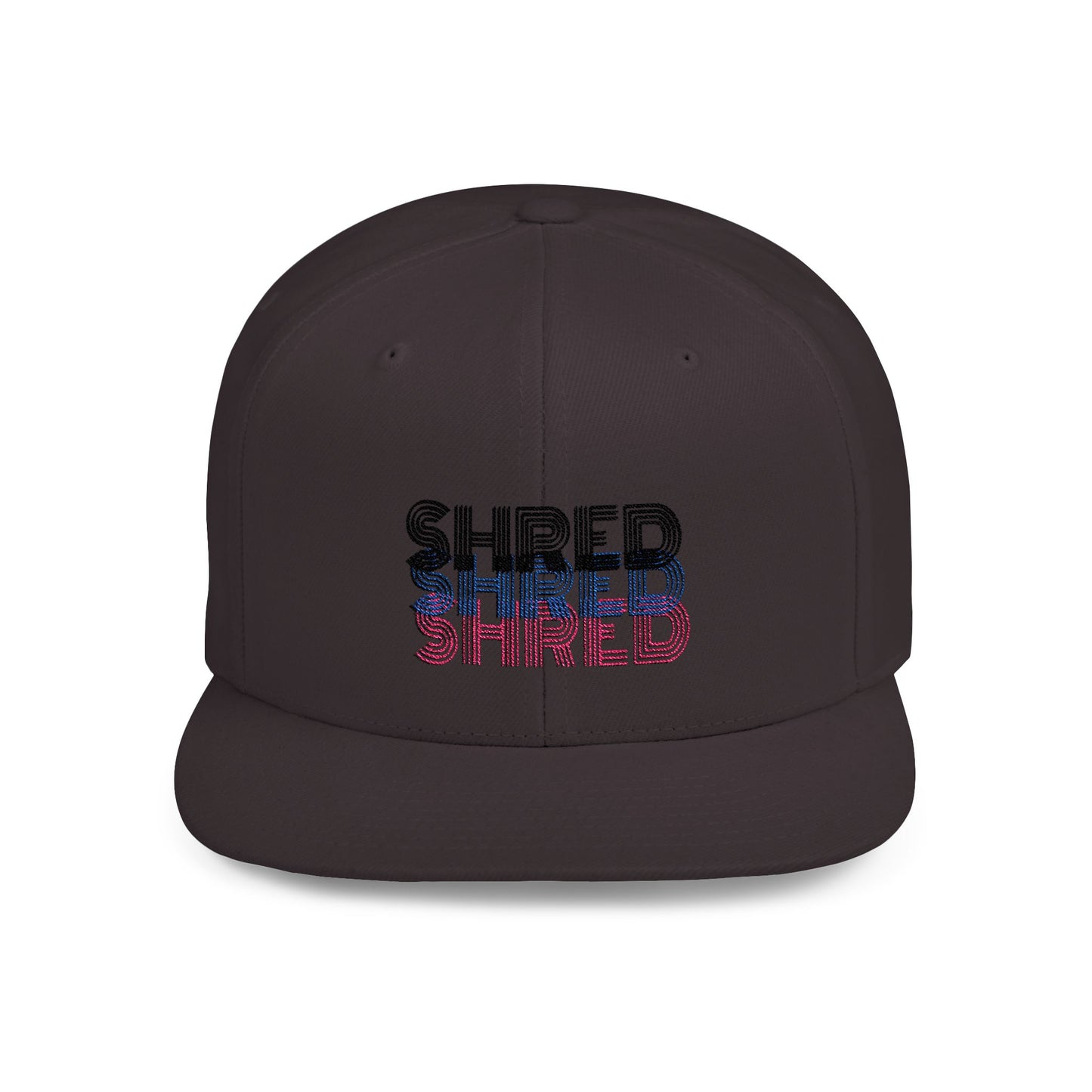 SHRED Flat Bill Snapback Hat