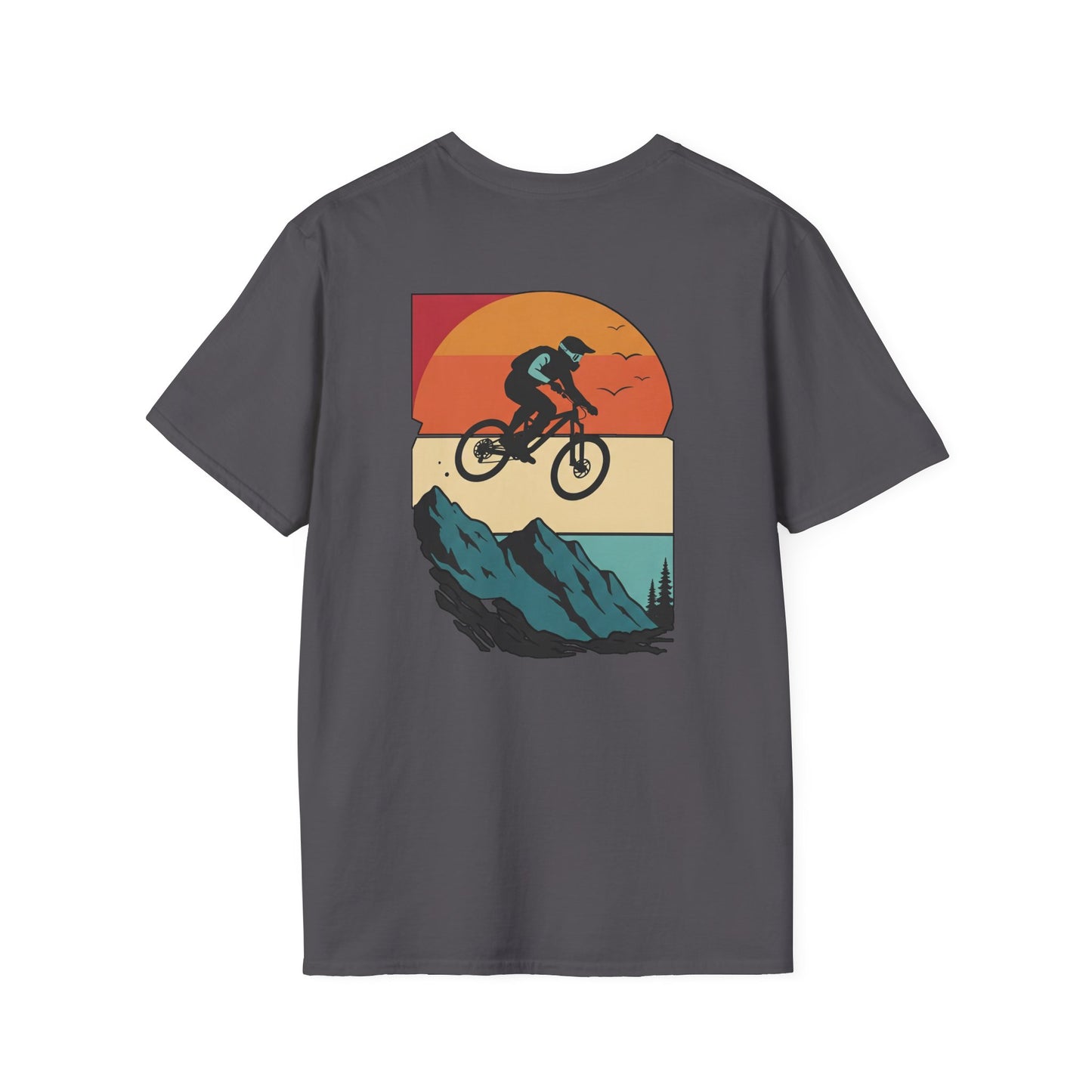 Mountain Biker Adventure Unisex Softstyle T-Shirt