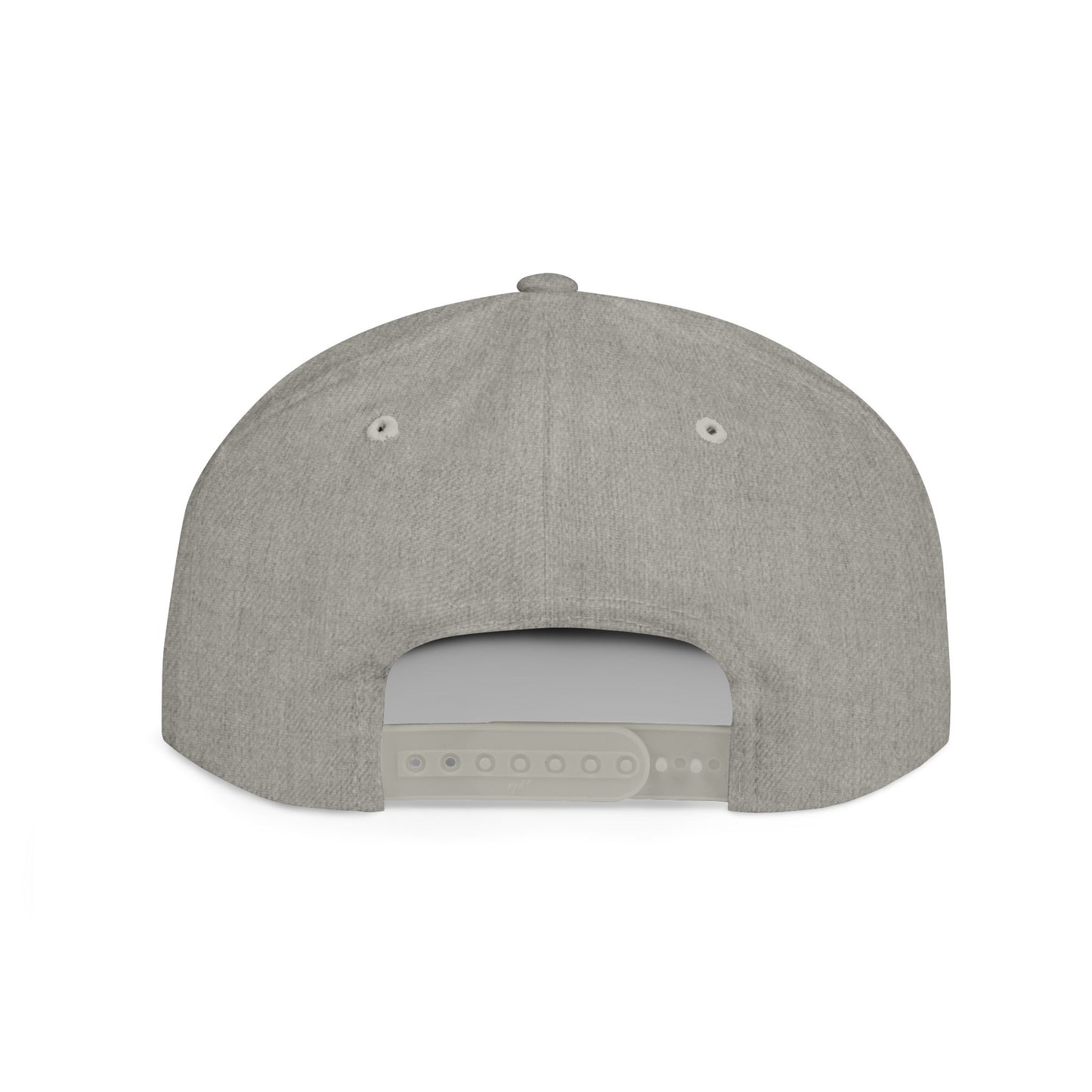 Stylish Flat Bill Snapback Hat with Bicycle Design