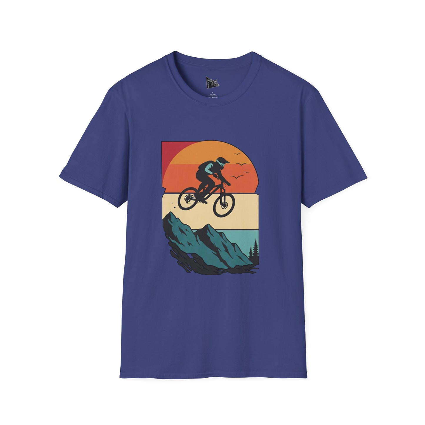 Mountain Biker Adventure Unisex Softstyle T-Shirt