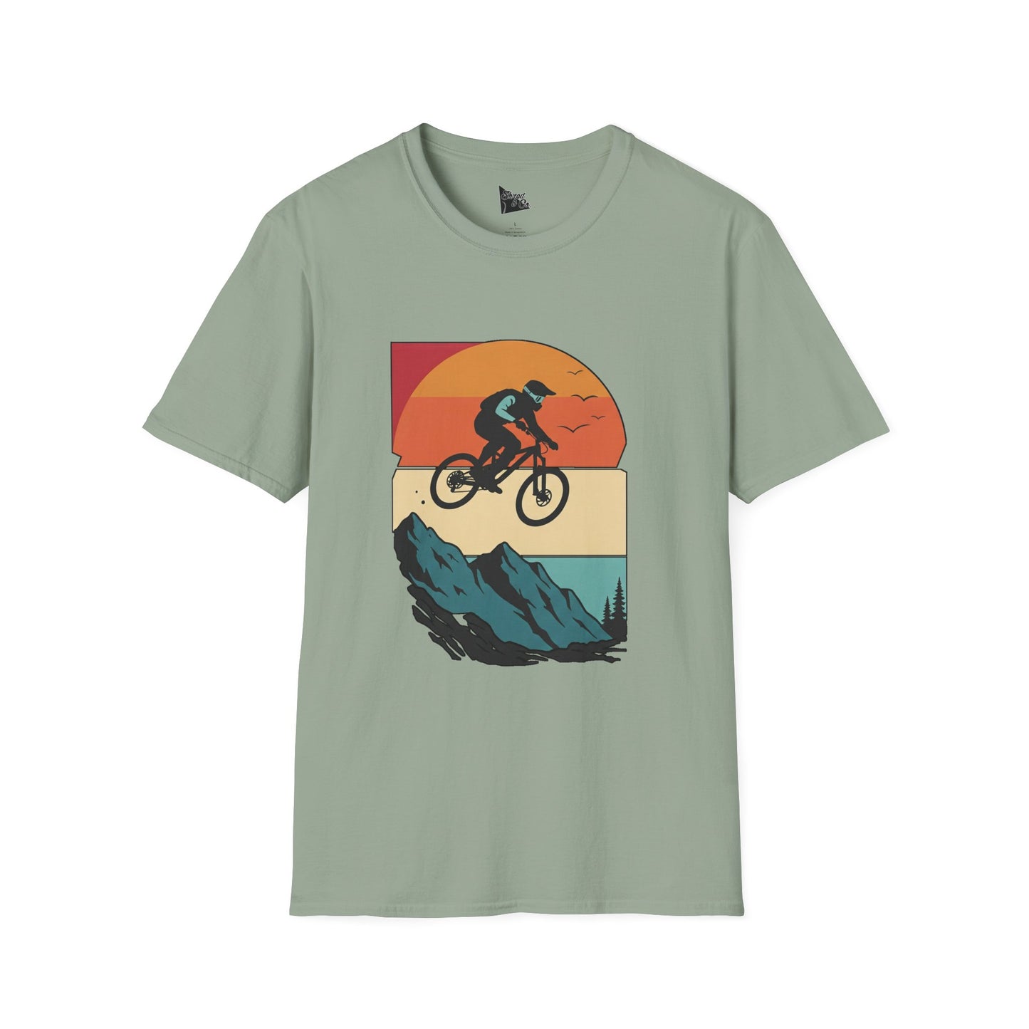 Mountain Biker Adventure Unisex Softstyle T-Shirt