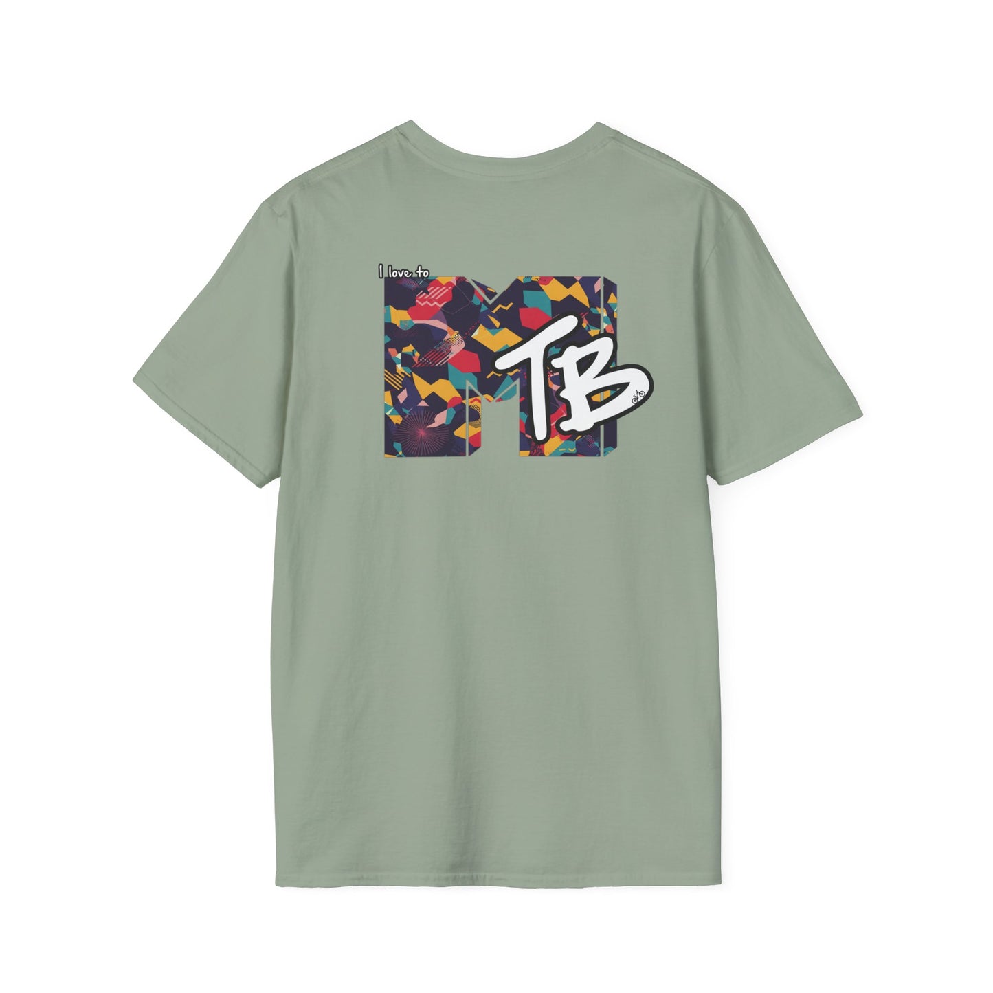 Unisex Softstyle T-Shirt - 'I Love to MTB' Graphic Tee