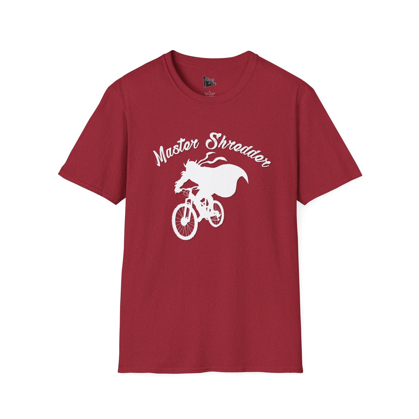 Master Shredder Unisex Softstyle T-Shirt - Fun & Stylish Cycling Tee