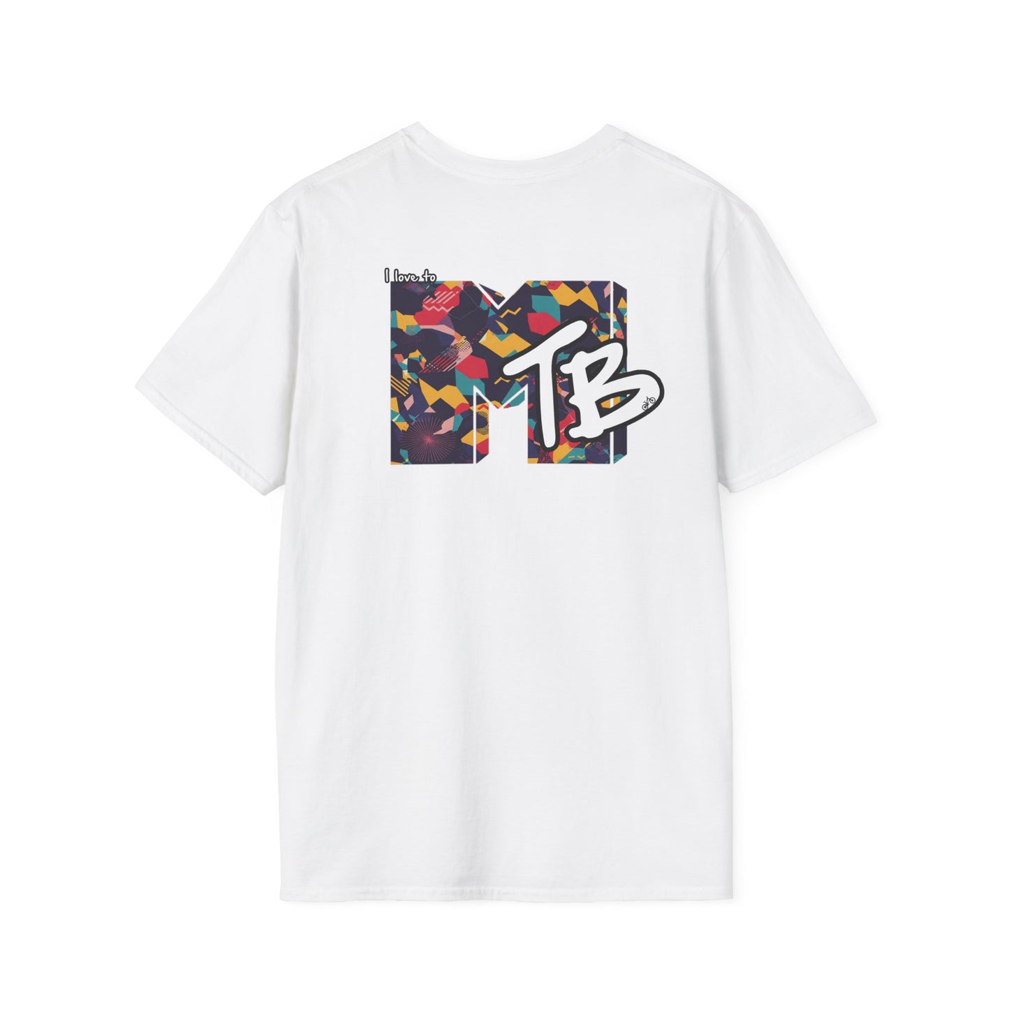 Unisex Softstyle T-Shirt - 'I Love to MTB' Graphic Tee