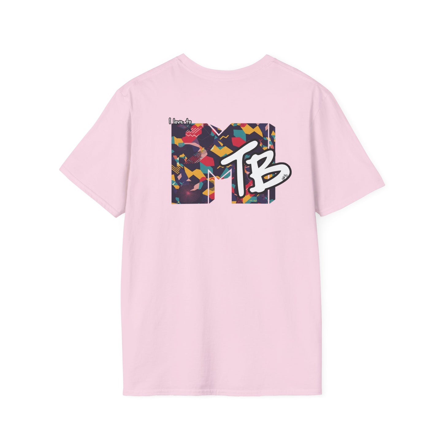 Unisex Softstyle T-Shirt - 'I Love to MTB' Graphic Tee