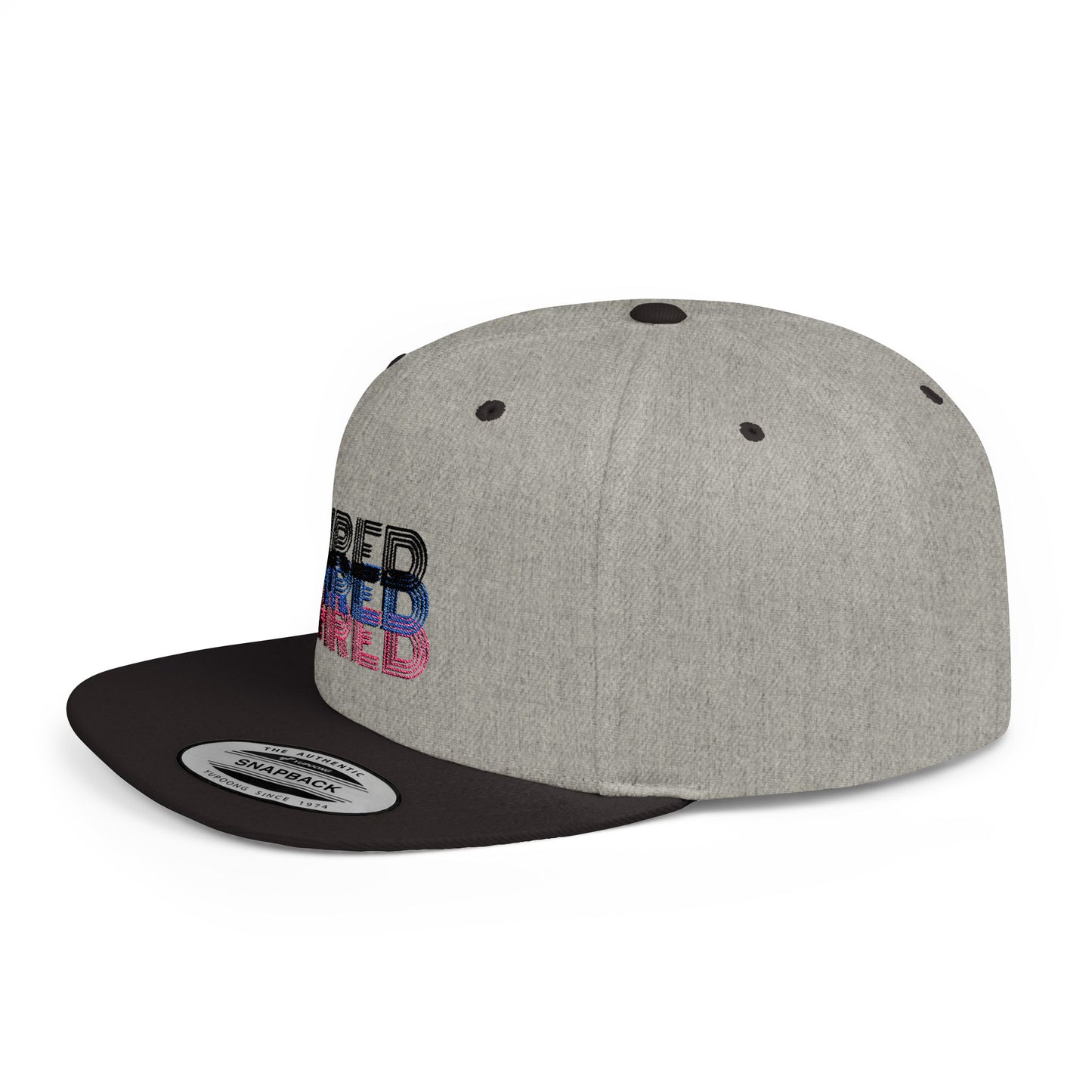 SHRED Flat Bill Snapback Hat