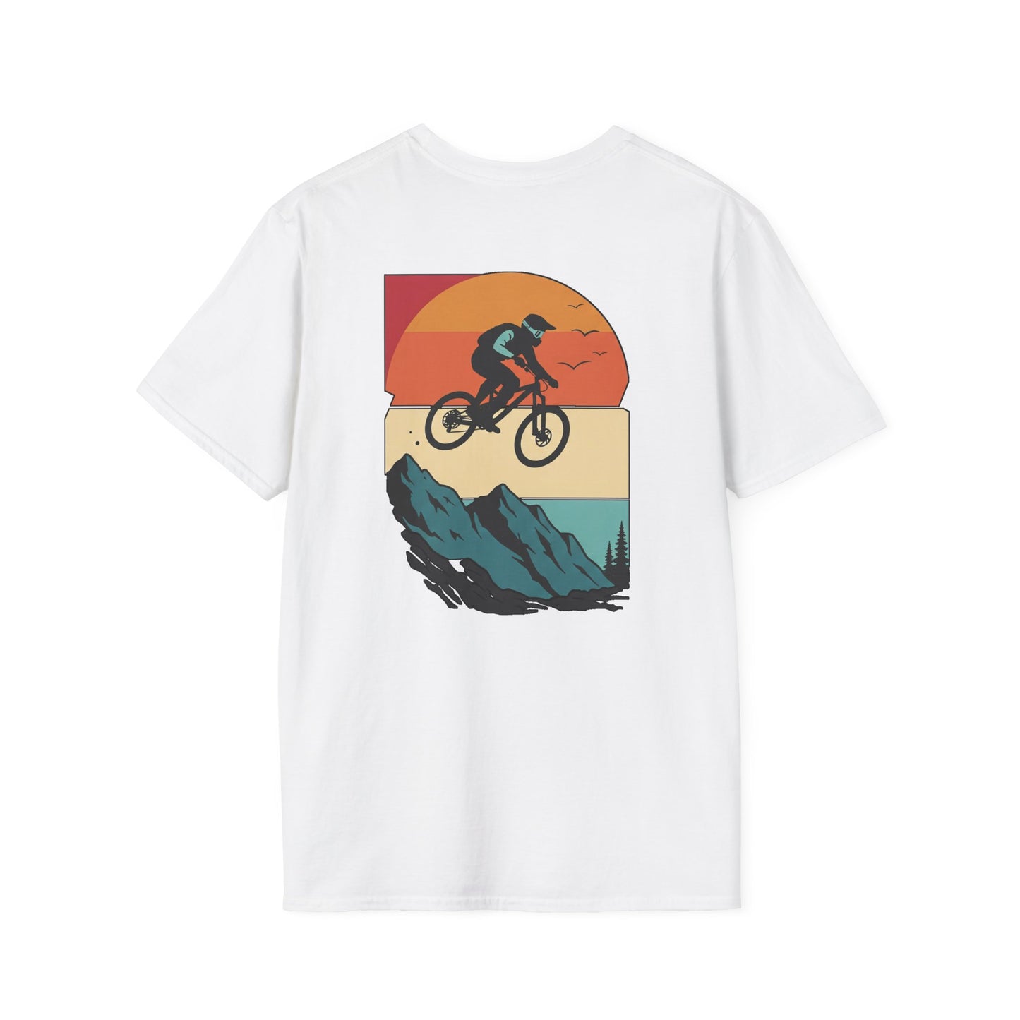 Mountain Biker Adventure Unisex Softstyle T-Shirt