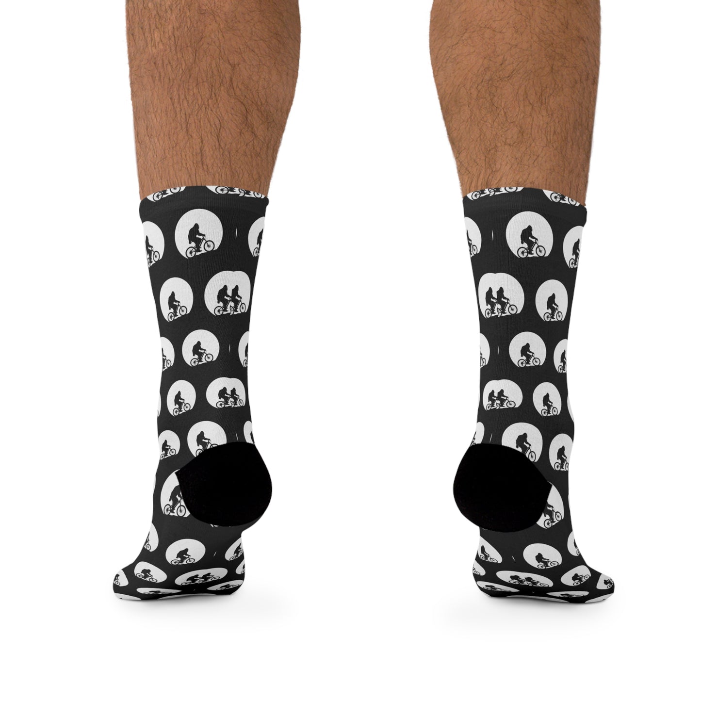 Eco-Friendly Cycling Socks with Bicycle Design