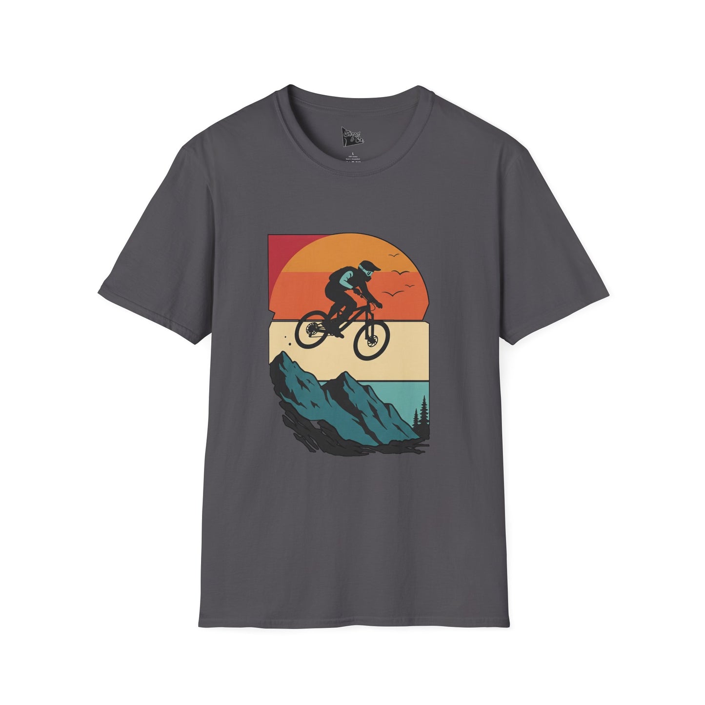 Mountain Biker Adventure Unisex Softstyle T-Shirt